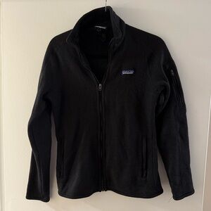 Patagonia Black Zip-Up Fleece (M)